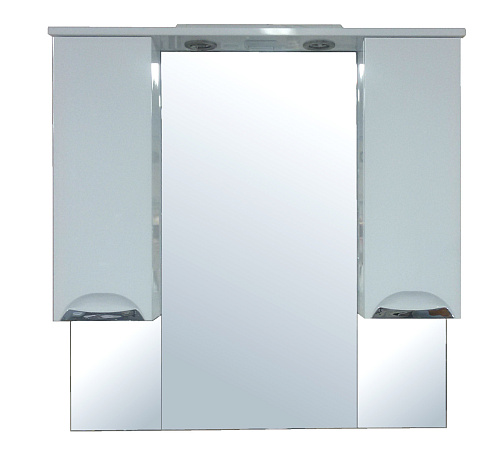 Зеркальный шкаф Loranto CS00030426 Стиль, 98х100 см, белый купить недорого в интернет-магазине Керамос