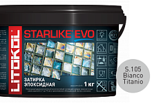 Эпоксидная затирка Litokol STARLIKE EVO S105(1кг) BIANCO TITANIO