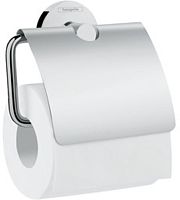 Держатель туалетной бумаги с крышкой Hansgrohe Logis Universal 41723000 купить недорого в интернет-магазине Керамос