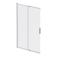 Душевая дверь AM.PM W80S-100PS-150MT Like, 100х150 см, распашная,раздвижная, стекла прозрачные,матовый хром