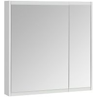 Зеркальный шкаф Акватон 1A249202NT010 Нортон 80х81 см, белый глянец