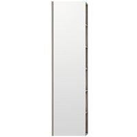Шкаф - колонна Акватон 1A253403SDB20 Сканди с зеркалом, 40х160 см, белый,дуб верона