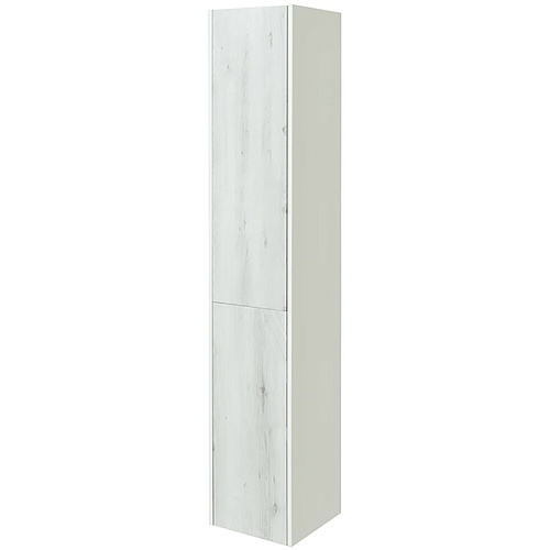 Шкаф - колонна Акватон 1A219903SKW8R Сакура 33х175 см, правый, ольха наварра,белый глянец купить недорого в интернет-магазине Керамос