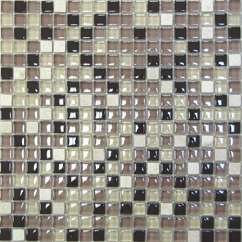 Мозаика Bonaparte Мозаика стеклянная и стеклянная с камнем GlassStone-12 купить недорого в интернет-магазине Керамос