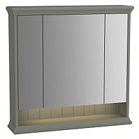 Зеркальный шкаф Vitra 62232 Valarte подвесной, 78х18 см, серый