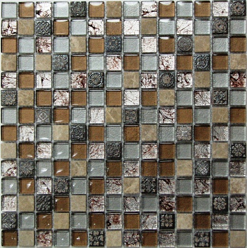Стеклянная мозаика Bonaparte Мозаика стеклянная и стеклянная с камнем Fantasy купить недорого в интернет-магазине Керамос