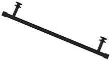 Полка Сунержа 31-2012-0470 прямая (L - 470 мм) н/ж для ДР Полка Сунержа, матовый черный