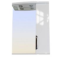 Зеркальный шкаф Loranto CS00024666 Стиль, 58х75 см, белый
