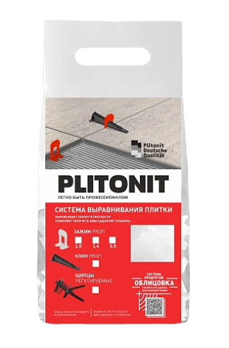 Зажим Plitonit SVP-PROFI. 2 мм.. 100 шт. в пакете